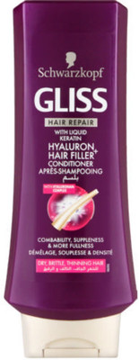 

Schwarzkopf Gliss Hair Repair with Liquid Keratin hyaluron hair Filler Conditioner(200 ml)
