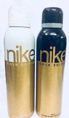 

Nike GOLD Body Spray - For Men & Women(200 ml, Pack of 2)