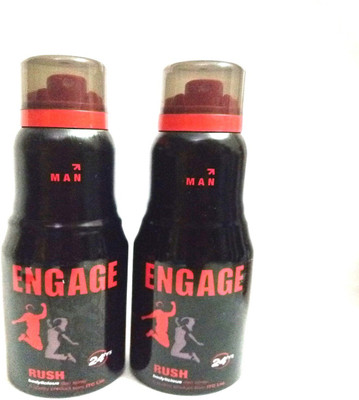 

Engage RUSH Deodorant Spray - For Men(300 ml, Pack of 2)
