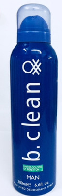 

BCLEAN BLUE Body Spray - For Men(200 ml)