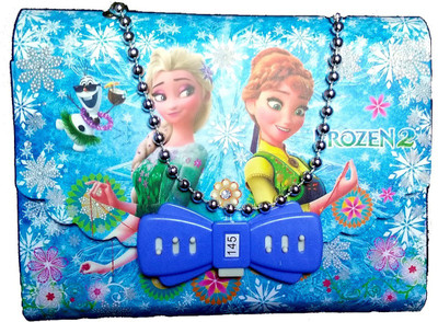 

TECHNOCHITRA Regular Diary(FROZEN DESIGN LOCK PATTERN SLING PURSE WITH DAIRY,, Blue)