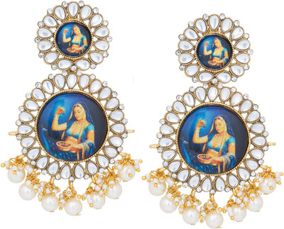 LUXOR ER-1824 Diamond Alloy Drops & Danglers