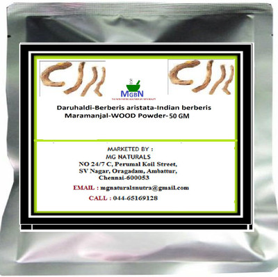 

MGBN Daruhaldi-Berberis aristata-Indian berberis--Maramanjal-WOOD Powder-50 GM(50 g)