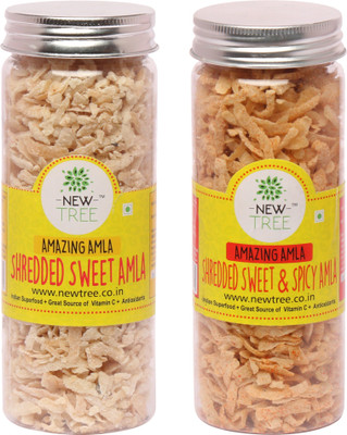 

New Tree Shredded Sweet Amla And Shredded Sweet & Spicy Amla ( W. Combo: 250gm ) Combo(New Tree Shredded Sweet Amla : 125gm - New Tree Shredded Sweet & Spicy Amla : 125gm)