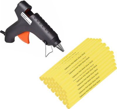 

Upkaran Hot Melt DIY Glue Gun kit 40 Watt With 30 Glue Sticks For Paper & Cloth,School Projects High-Tech Quick Repairs Professional Electronic Standard Temperature Corded Glue Gun(11 mm)