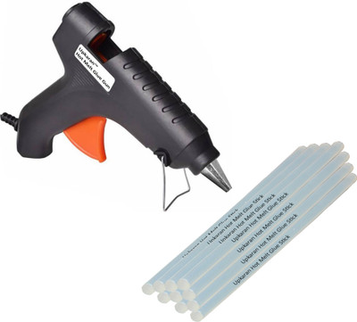 

Upkaran 110-240V 40W Heating Hot Glue Gun TRIGGER ART CRAFT REPAIR TOOLS With 10PC Translucent STICKS Standard Temperature Corded Glue Gun(11 mm)