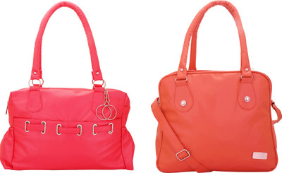 

Lady bar Shoulder Bag(Pink)