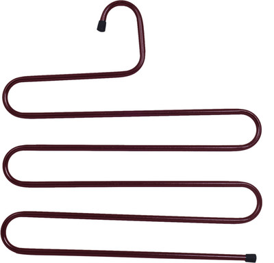 

ShopAis Iron stainless steel s multi-layered pants rack pants hanger rack multifunction S-type magic pants rack Closet Organizer( )