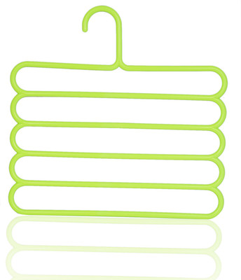 

ShopAis Layers Pants Hangers Holders Wardrobe Storage Rack For Scarf Towels Clothes Jeans Closet Space Saver Closet Organizer( )