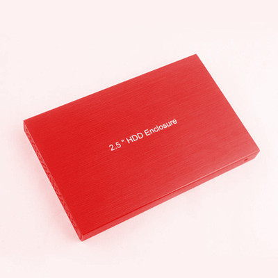 

Etake Red Shining External portable 2.5 " Sata Casing Hard Disk case Usb 2.0 2.5 External HDD Hard Drive enclosure,Case(For Laptop Hard Disk, Red)