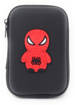 OYTRA Fiber Zipper Headphone Case(Black)