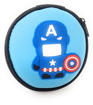 OYTRA Fiber Zipper Headphone Case(Blue)