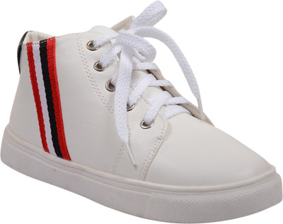 

JUMPS AND BUMPS Boys & Girls Lace Sneakers(White