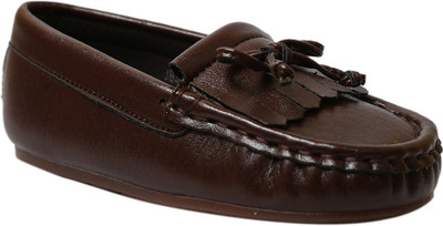 

JUMPS AND BUMPS Boys Slip on Loafers(Brown