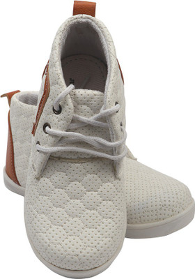 

JUMPS AND BUMPS Boys Lace Casual Boots(White