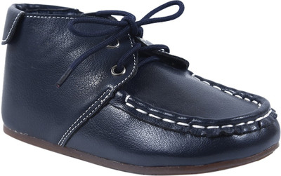 

JUMPS AND BUMPS Boys Lace Casual Boots(Blue, Navy