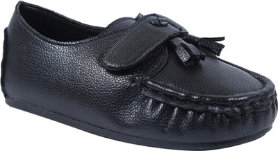 

JUMPS AND BUMPS Boys Velcro Casual Boots(Black