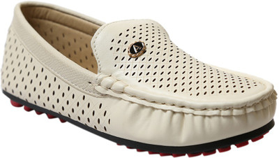 

JUMPS AND BUMPS Boys Slip on Loafers(White