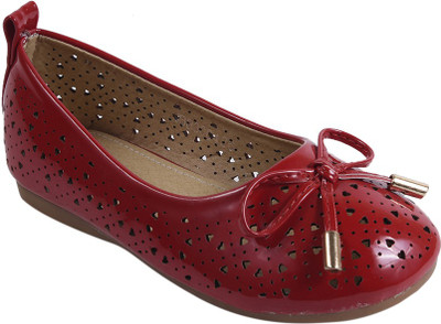 

JUMPS AND BUMPS Girls Slip on Ballerinas(Red