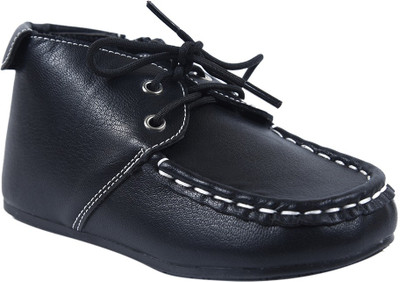 

JUMPS AND BUMPS Boys Lace Casual Boots(Black