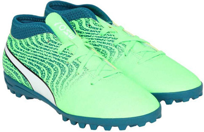 

Puma Boys & Girls Lace Football Shoes(Green, Green gecko- white-deep lagoon