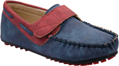 

JUMPS AND BUMPS Boys Velcro Loafers(Blue