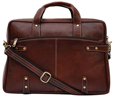 

Moda Hyde 15 inch Laptop Messenger Bag(Brown), Cherry brown
