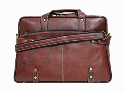 

Moda Hyde 15 inch Laptop Messenger Bag(Brown), Light brown