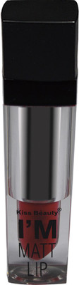 

Kiss Beauty I'm Matt Lip Long Lasting Waterproof Lipgloss Lipstick 06-Shade(8 ml, Cardinal)