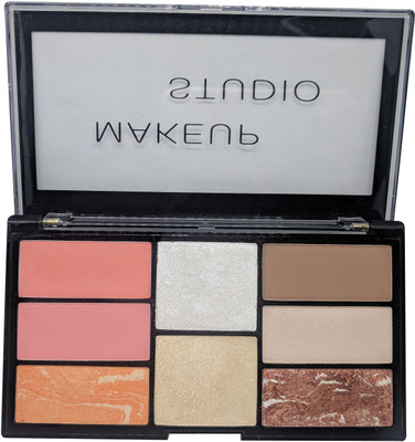 

Sivanna Makeup Pro Blush & Contour & Highlight(Pack of 8)