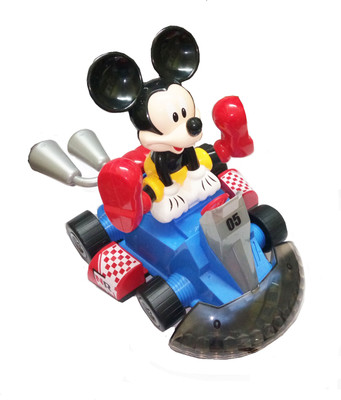 

TALKING GANESHA Mickey Mouse high powered Go Karting toy for kids with 4D lights and music(Multicolor)