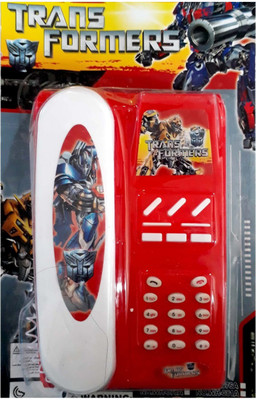 

Charlies Toy Factory Transformer Music Telphone Toy White & Red(Multicolor)