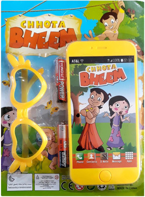 

Charlies Toy Factory Chota Bheem Music iPhone Toy With Goggle(Multicolor)
