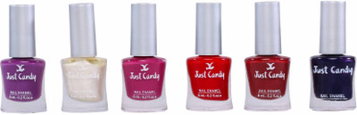 

JUST CANDY nail enamel Red(Pack of 6)