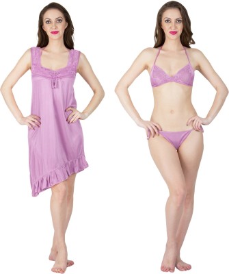 Bombshell Women Nighty(Purple)