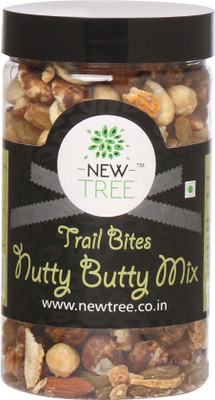 

New Tree Trail Bites-Nutty Butty Mix (Healthy Trail Mix)-300gms(300 g, Plastic Bottle)