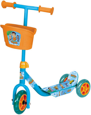 

Toyhouse Chhota Bheem Three Wheeled Skate Scooter For Preschool Kids(Blue)