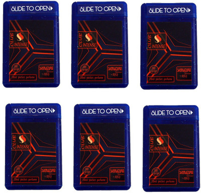 

Madni Perfumes Club Intense Pocket Perfumes 6 Pieces (Each Piece 250 Sprays) Eau de Parfum - 120 ml(For Men & Women)