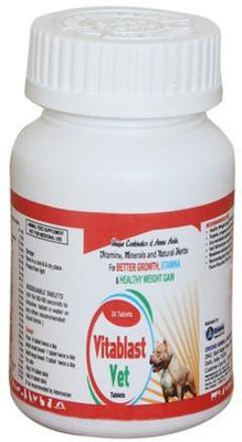 

Wuff Wuff Vitablast Vet 30 Tablets Pet Health Supplements(30 Pieces)