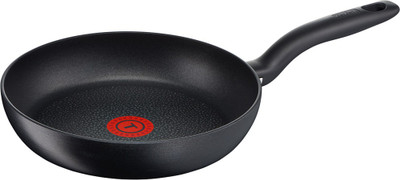 

TEFAL Titanium Plus Fry Pan 24 cm diameter(Aluminium, Non-stick, Induction Bottom), Black