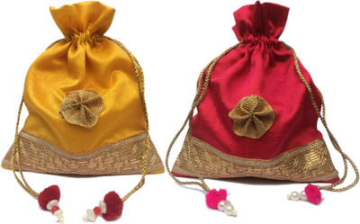

Shubh Shagun P0014 Potli(Red, Yellow)