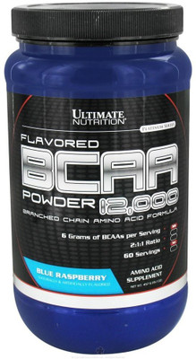 Ultimate Nutrition 60 servings BCAA(457 g, Blue raspberry)