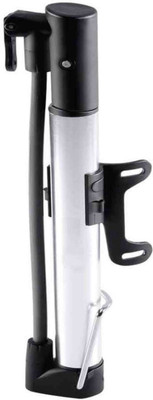

Asraw Mountain Bike Mini Pump For Schrader Valves Bicycle, Balloon, Inflatable Furniture Pump(BLACK AND SILVER)