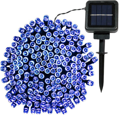 QUACE 100 LEDs 10.16 m Blue Steady String Rice Lights(Pack of 1)