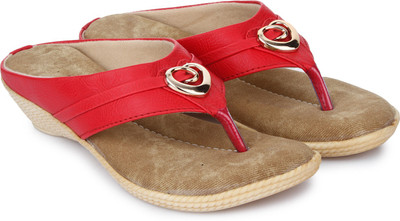 

Adorn Women Red Wedges