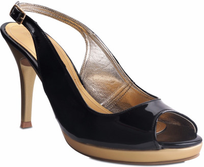 

JAS&NISH Women Black Heels