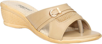 

Dolphin Miles Women Gold Wedges