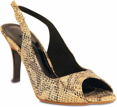 JAS&NISH Women Golden Heels