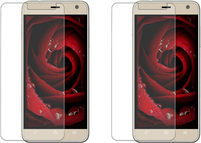 Loopee Tempered Glass Guard for Micromax canvas pep Q371(Pack of 2)
