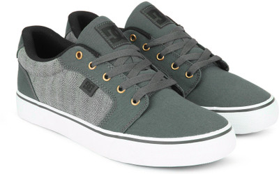DC ANVIL TX SE Sneakers For Men(Grey, Olive, Gbg